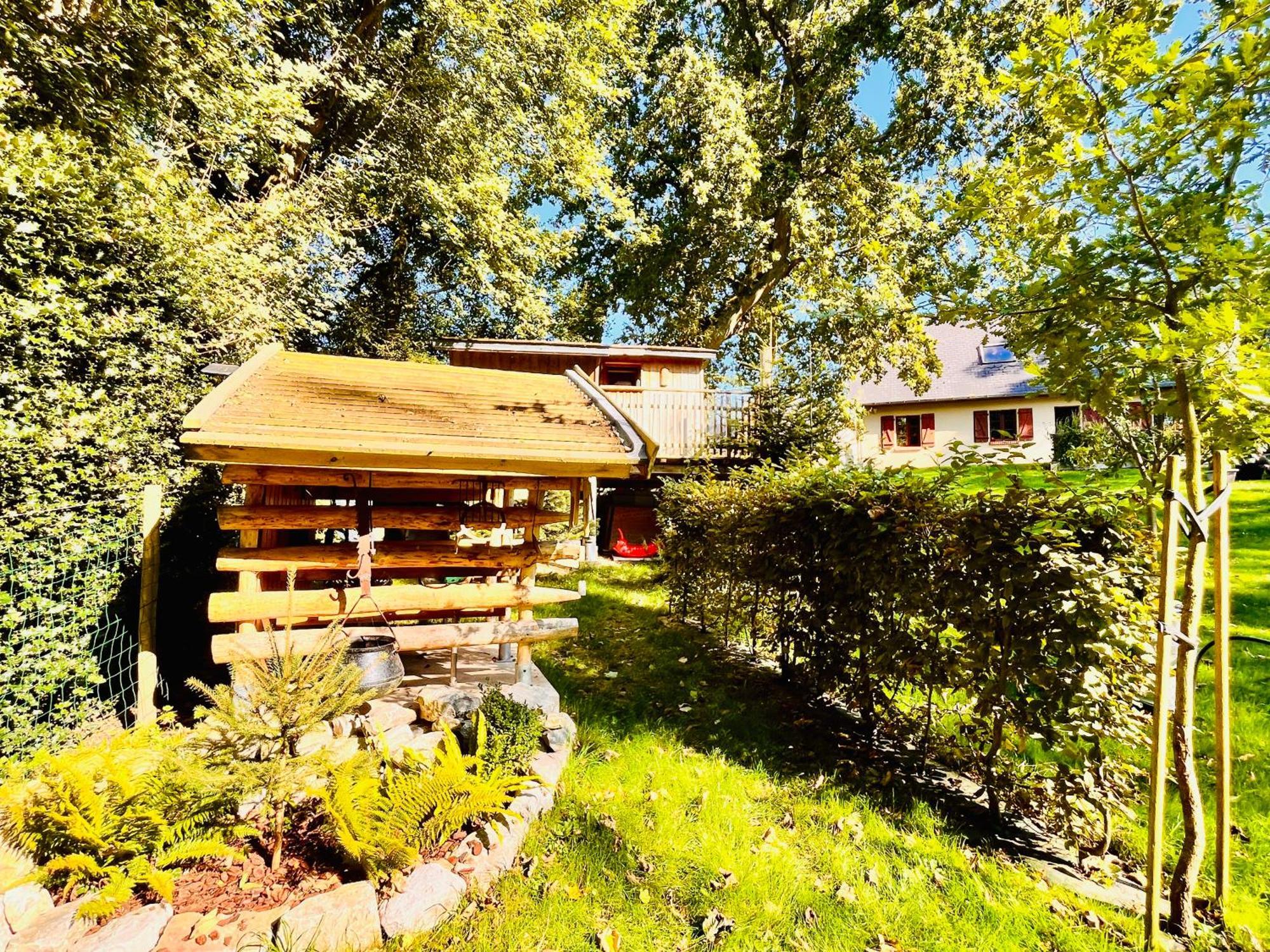 La Cabane Perchee Du Trappeur Ecrainville ภายนอก รูปภาพ