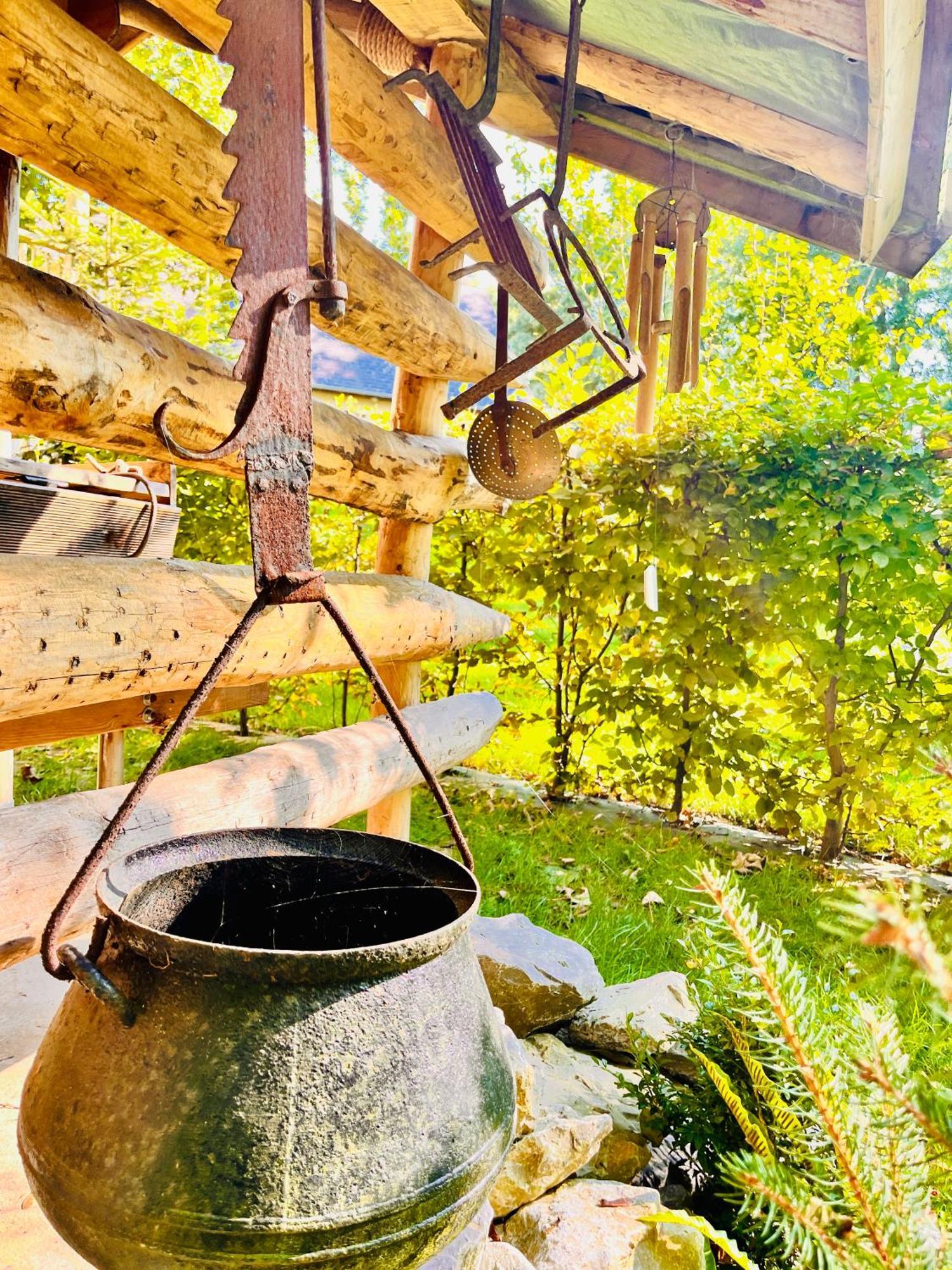 La Cabane Perchee Du Trappeur Ecrainville ภายนอก รูปภาพ