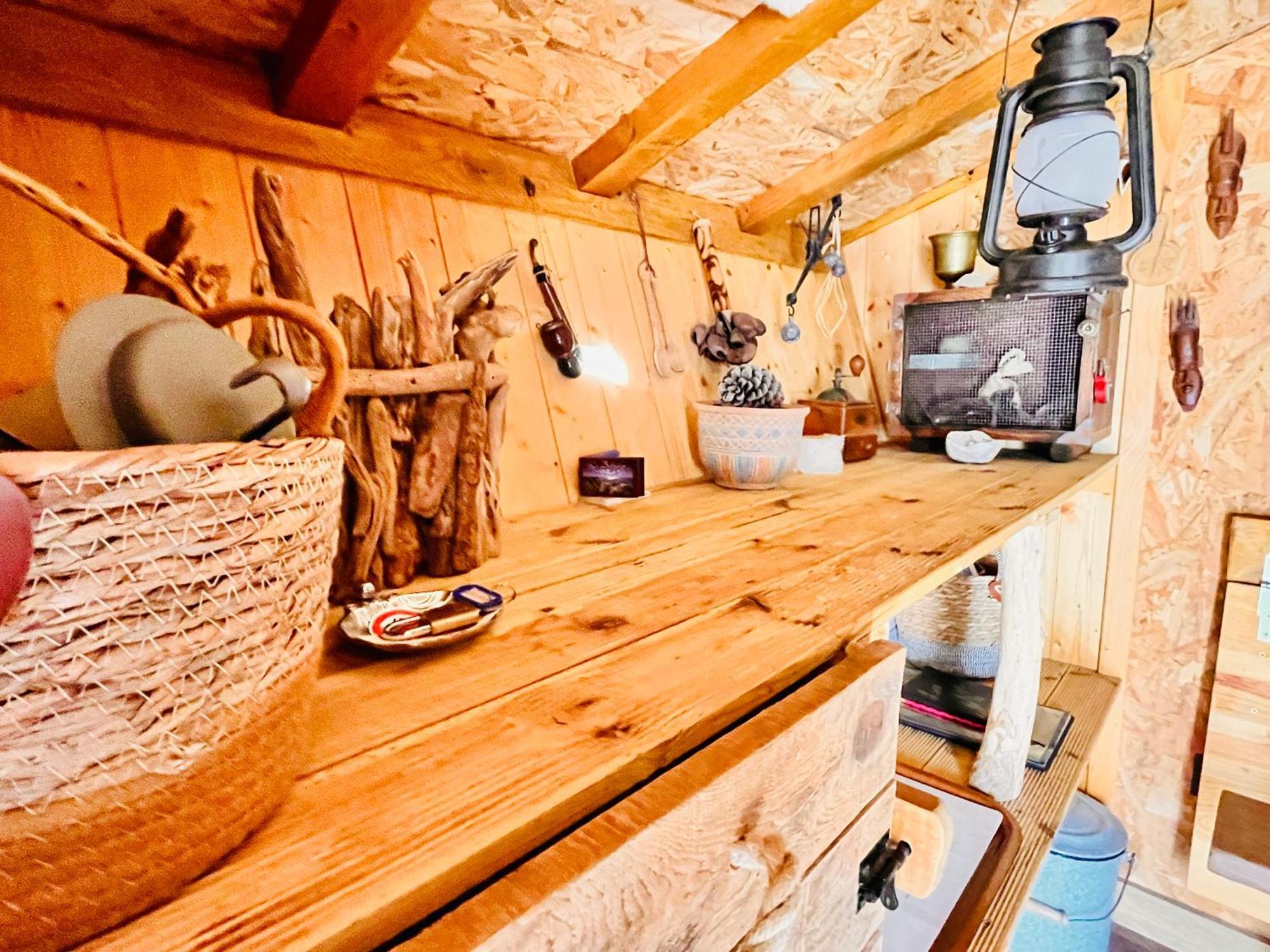 La Cabane Perchee Du Trappeur Ecrainville ภายนอก รูปภาพ